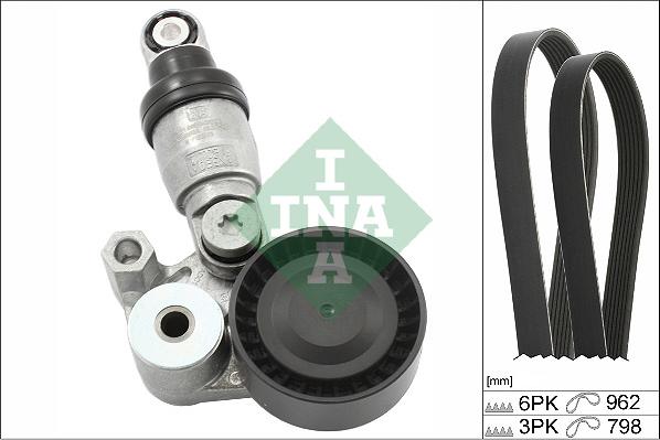 INA 529 0431 10 - Kit Cinghie Poly-V autozon.pro