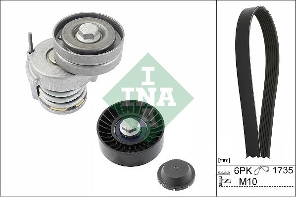 INA 529 0505 10 - Kit Cinghie Poly-V autozon.pro