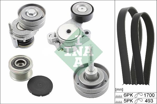 INA 529 0519 20 - Kit Cinghie Poly-V autozon.pro