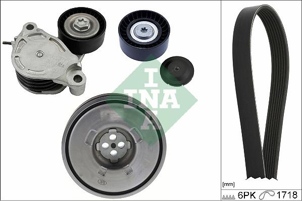 INA 529 0516 20 - Kit Cinghie Poly-V autozon.pro