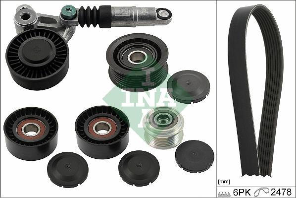 INA 529 0520 20 - Kit Cinghie Poly-V autozon.pro