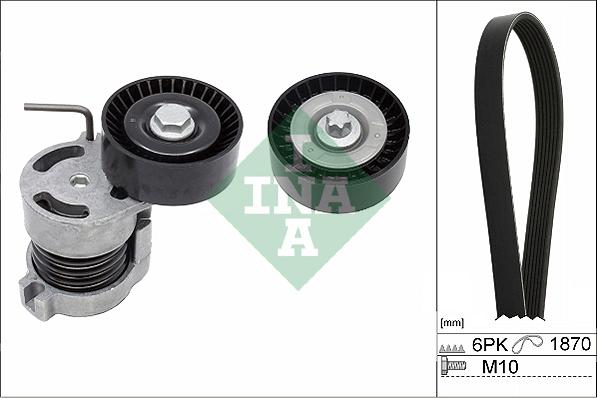 INA 529 0044 10 - Kit Cinghie Poly-V autozon.pro