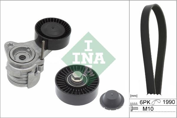 INA 529 0043 10 - Kit Cinghie Poly-V autozon.pro