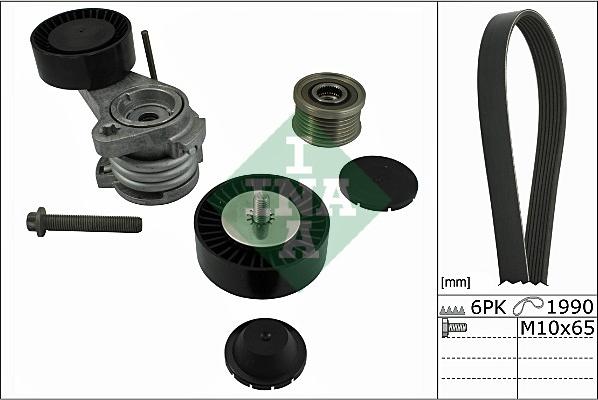 INA 529 0058 10 - Kit Cinghie Poly-V autozon.pro