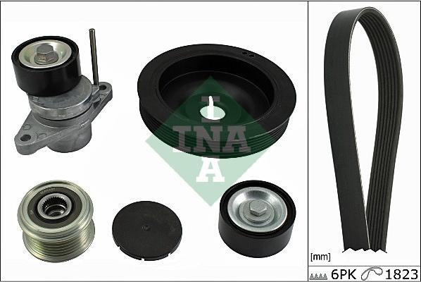 INA 529 0069 10 - Kit Cinghie Poly-V autozon.pro