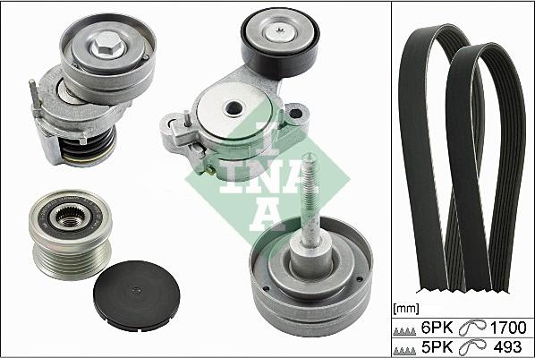 INA 529 0083 10 - Kit Cinghie Poly-V autozon.pro