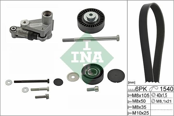 INA 529 0199 10 - Kit Cinghie Poly-V autozon.pro