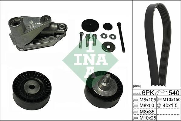 INA 529 0198 10 - Kit Cinghie Poly-V autozon.pro