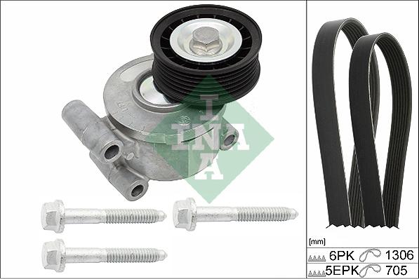 INA 529 0192 10 - Kit Cinghie Poly-V autozon.pro