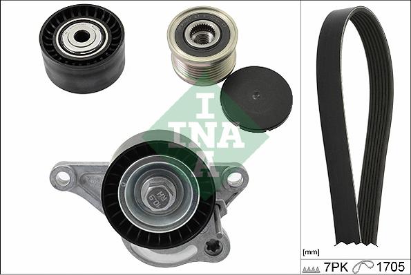 INA 529 0133 10 - Kit Cinghie Poly-V autozon.pro