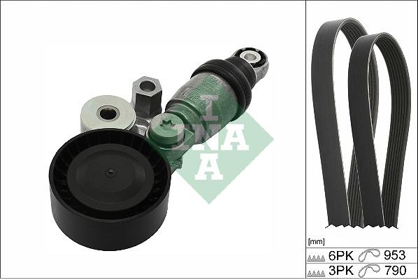 INA 529 0371 10 - Kit Cinghie Poly-V autozon.pro