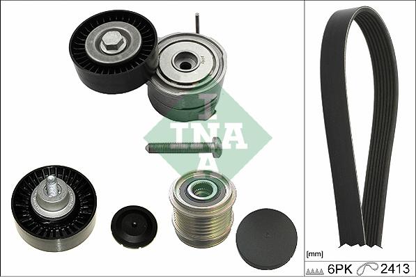 INA 529 0242 10 - Kit Cinghie Poly-V autozon.pro