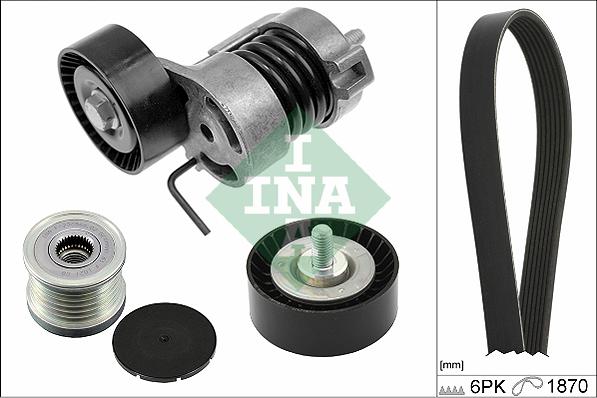 INA 529 0254 10 - Kit Cinghie Poly-V autozon.pro