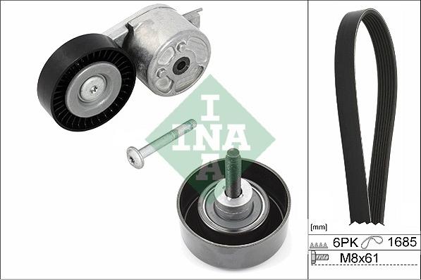 INA 529 0218 10 - Kit Cinghie Poly-V autozon.pro