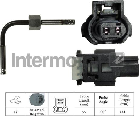 INTERMOTOR 27401 - Sensore, Temperatura gas scarico autozon.pro