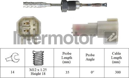 INTERMOTOR 27420 - Sensore, Temperatura gas scarico autozon.pro