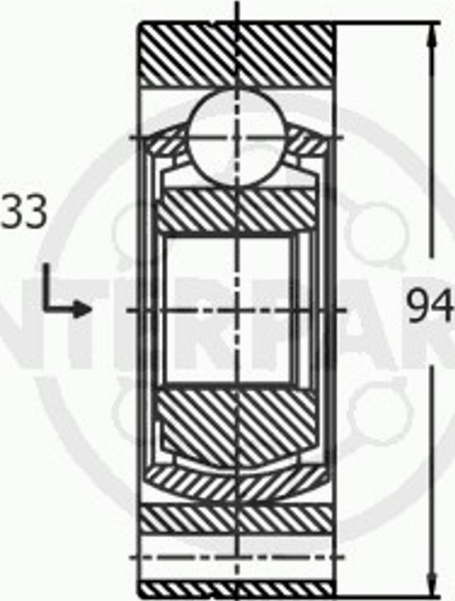 InterParts IJ-6049 - Kit giunti, Semiasse autozon.pro