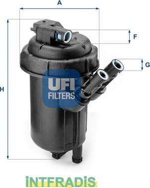 INTFRADIS 101051 - Carter, Filtro carburante autozon.pro