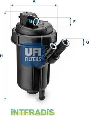 INTFRADIS 101052 - Carter, Filtro carburante autozon.pro