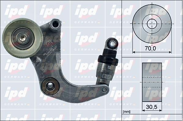 IPD 15-4012 - Tendicinghia, Cinghia Poly-V autozon.pro