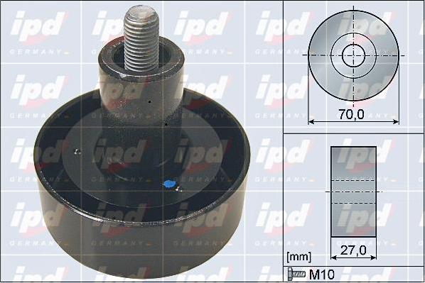 IPD 15-4151 - Galoppino / Guidacinghia, Cinghia Poly-V autozon.pro