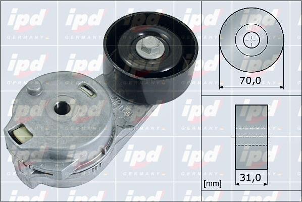 IPD 15-4118 - Tendicinghia, Cinghia Poly-V autozon.pro