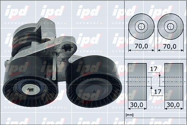 IPD 15-4129 - Tendicinghia, Cinghia Poly-V autozon.pro