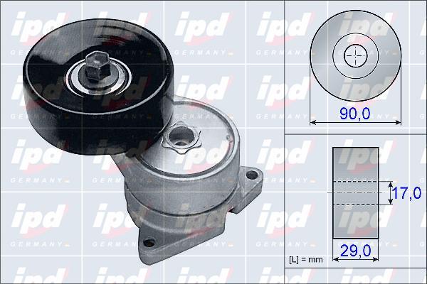 IPD 15-3999 - Tendicinghia, Cinghia Poly-V autozon.pro