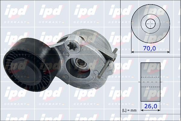 IPD 15-3959 - Tendicinghia, Cinghia Poly-V autozon.pro