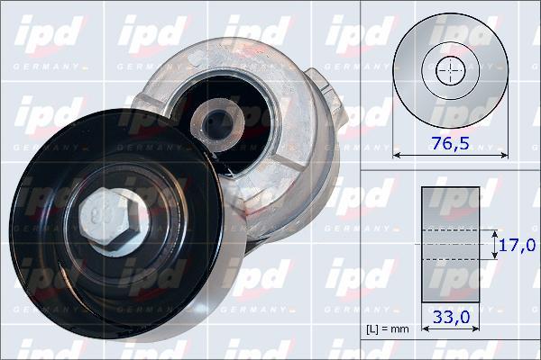 IPD 15-3973 - Tendicinghia, Cinghia Poly-V autozon.pro