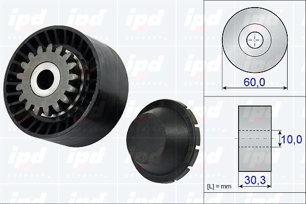 IPD 15-3460 - Galoppino / Guidacinghia, Cinghia Poly-V autozon.pro