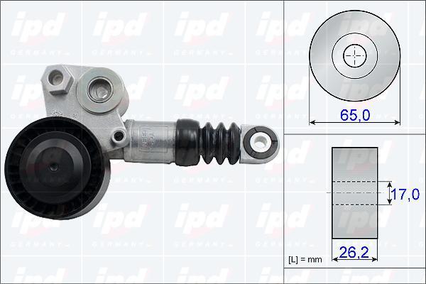 IPD 15-3841 - Tendicinghia, Cinghia Poly-V autozon.pro