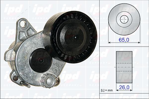 IPD 15-3834 - Tendicinghia, Cinghia Poly-V autozon.pro