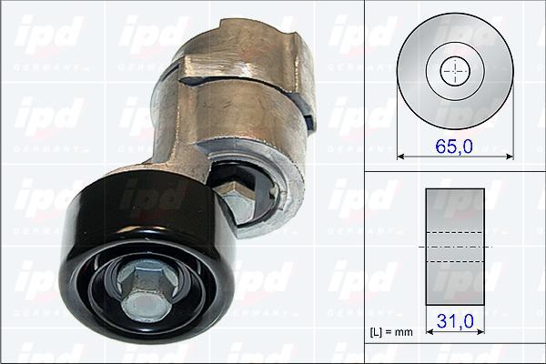 IPD 15-3838 - Tendicinghia, Cinghia Poly-V autozon.pro