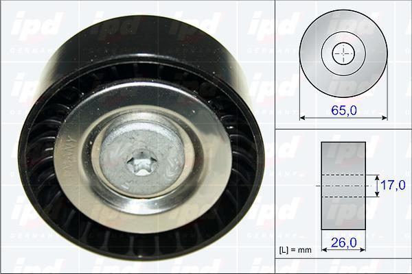 IPD 15-3824 - Galoppino / Guidacinghia, Cinghia Poly-V autozon.pro