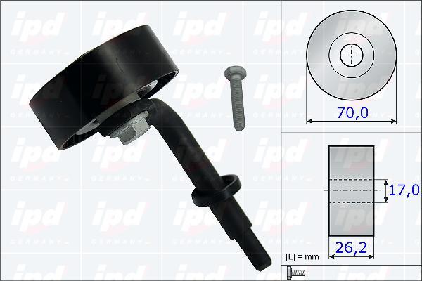 IPD 15-3235 - Galoppino / Guidacinghia, Cinghia Poly-V autozon.pro