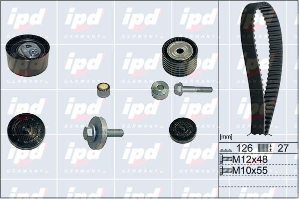 IPD 20-1915 - Kit cinghie dentate autozon.pro