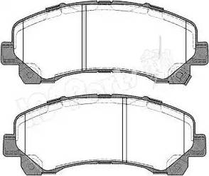 IPS Parts IBD-1905 - Kit pastiglie freno, Freno a disco autozon.pro