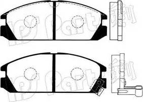 IPS Parts IBD-1418 - Kit pastiglie freno, Freno a disco autozon.pro