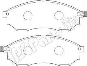 IPS Parts IBD-1169 - Kit pastiglie freno, Freno a disco autozon.pro