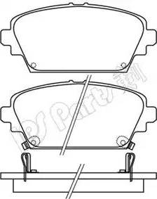 IPS Parts IBD-1176 - Kit pastiglie freno, Freno a disco autozon.pro