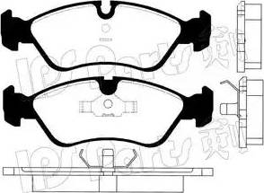 IPS Parts IBD-1376 - Kit pastiglie freno, Freno a disco autozon.pro