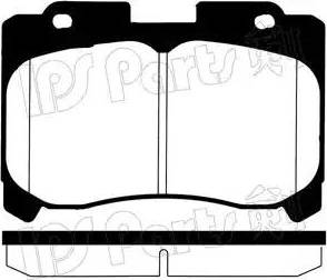 IPS Parts IBD-1296 - Kit pastiglie freno, Freno a disco autozon.pro