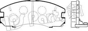 IPS Parts IBD-1249 - Kit pastiglie freno, Freno a disco autozon.pro