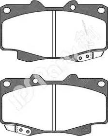 IPS Parts IBD-1219 - Kit pastiglie freno, Freno a disco autozon.pro