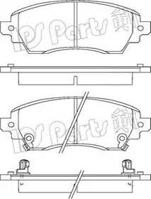 IPS Parts IBD-1276 - Kit pastiglie freno, Freno a disco autozon.pro