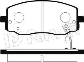 IPS Parts IBD-1K12 - Kit pastiglie freno, Freno a disco autozon.pro