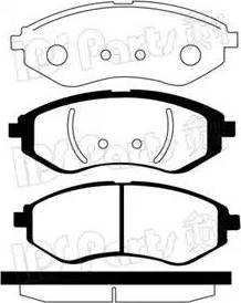 IPS Parts IBD-1W07 - Kit pastiglie freno, Freno a disco autozon.pro