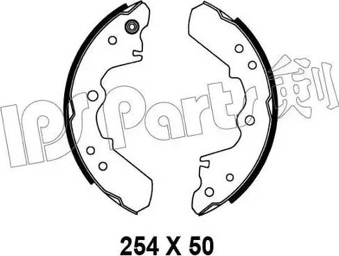 IPS Parts IBL-4904 - Ganascia freno autozon.pro