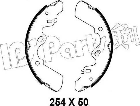 IPS Parts IBL-4901 - Ganascia freno autozon.pro